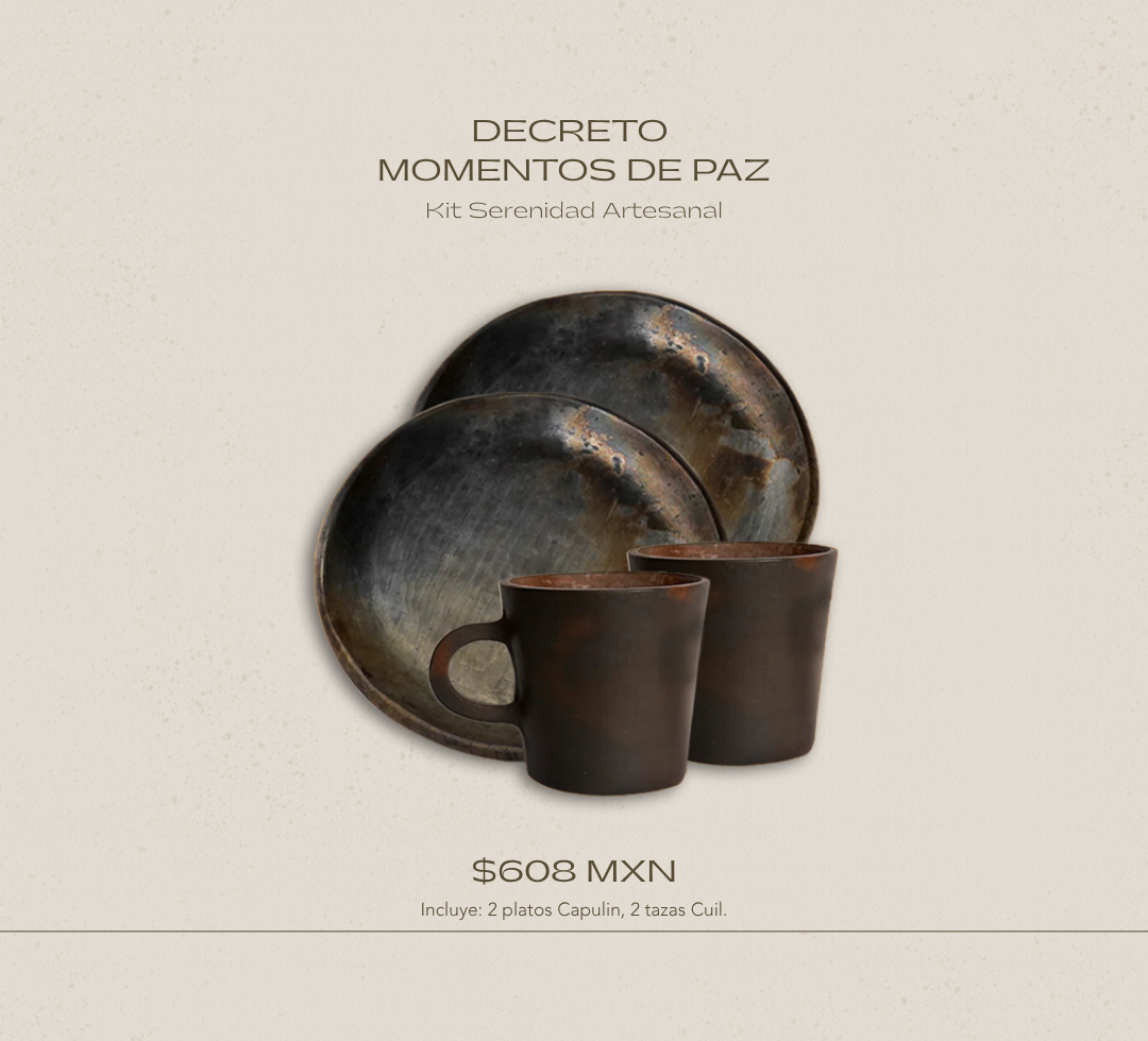 DECRETO MOMENTOS DE PAZ: KITS SERENIDAD ARTESANAL